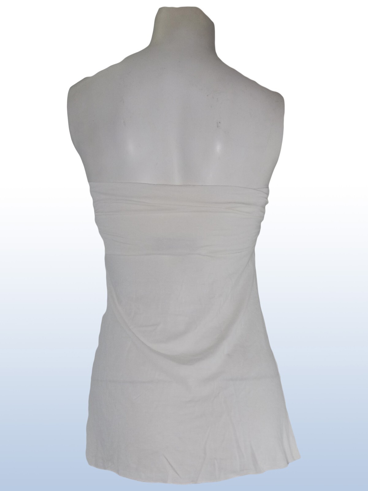 Maglia Donna Top Woman White Bianca Elasticizzata Taglia L/Xl Large Extra Large image 4