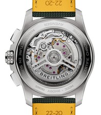 Breitling Avenger Chronograph 42mm Green Dial Steel Men's Watch AB0146101L1X1 6