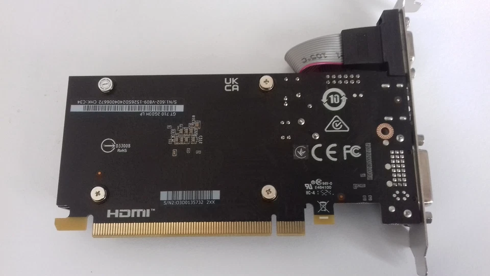 carte graphique MSI Geforce GT 710 2GB - Photo 2/4