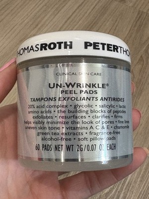 Peter Thomas Roth Un-Wrinkle Peel Pads - 60 Count New Sealed