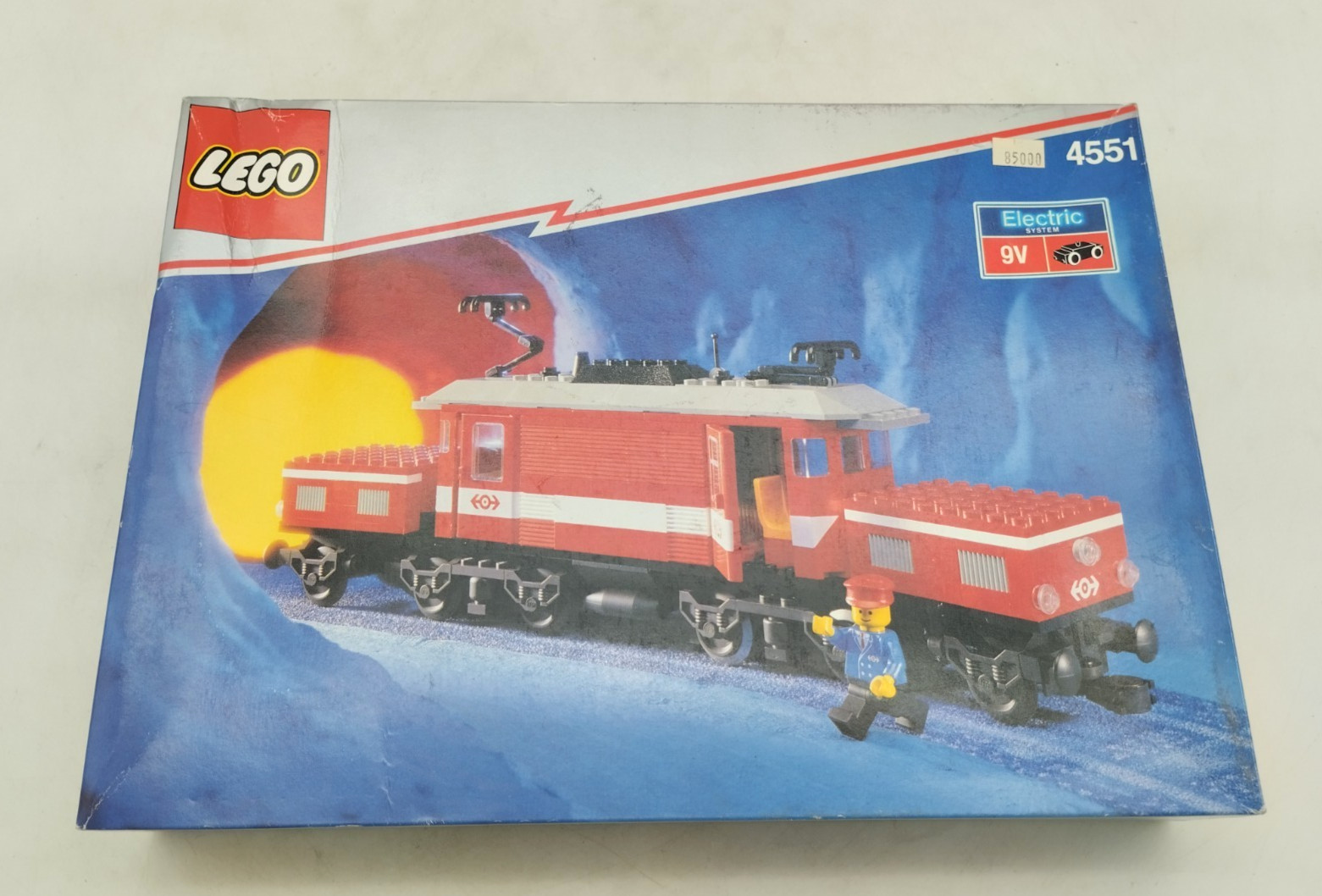 LEGO 4551 Crocodile Locomotive MIB New Sealed Bags 9V Train 4558 Railway 9V