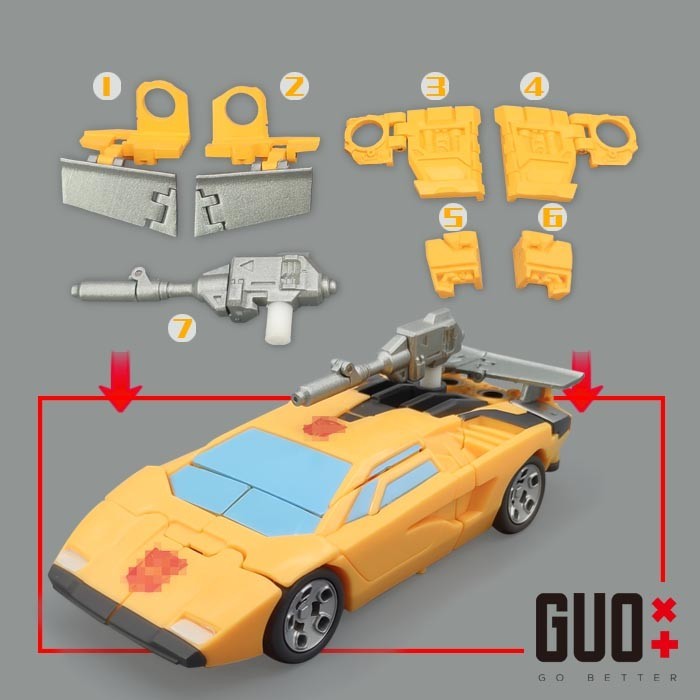 in stock! Filler Upgrade Kit For Legacy Generations Selects 5 pack Sunstreaker