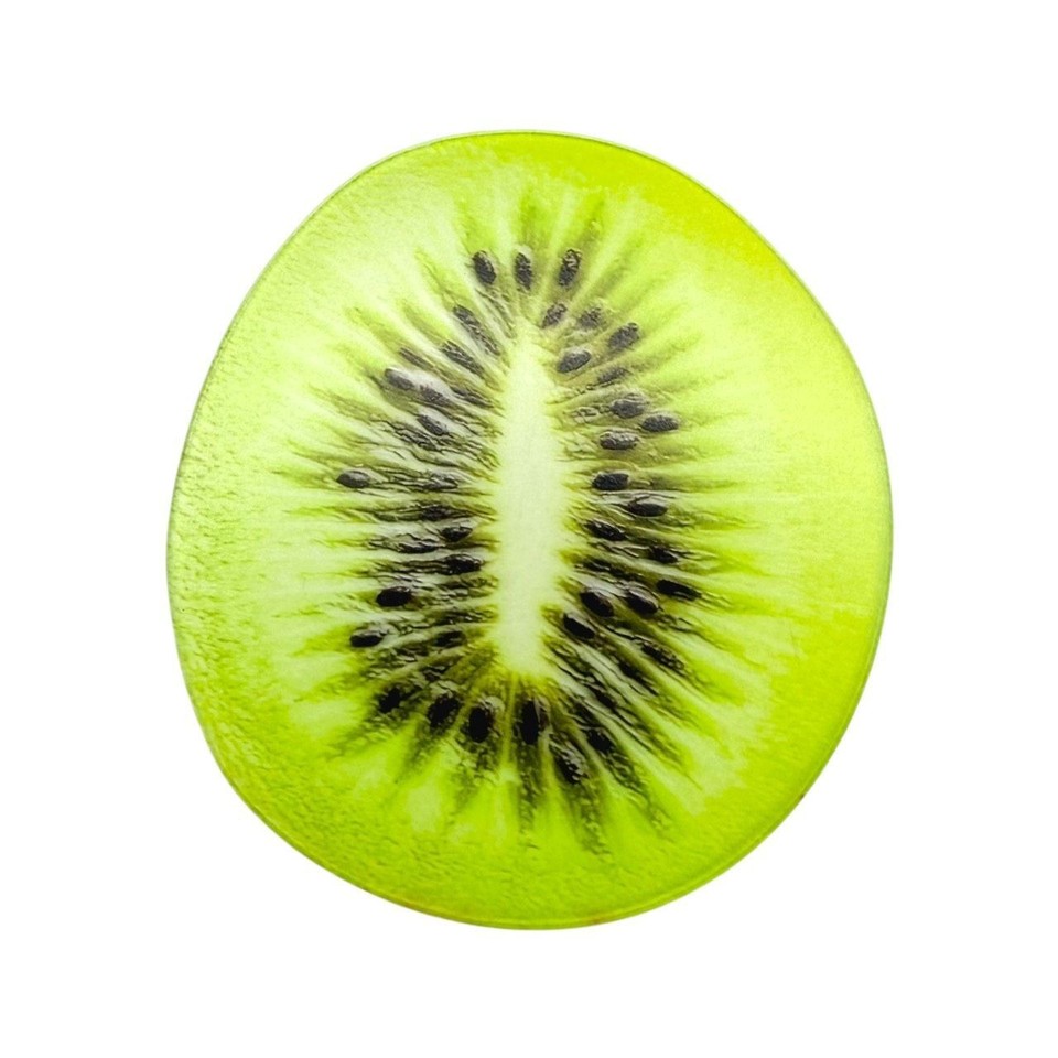 Kiwi Fruit Slice Bookmark Green Resin Food Sample Retro Reading ...