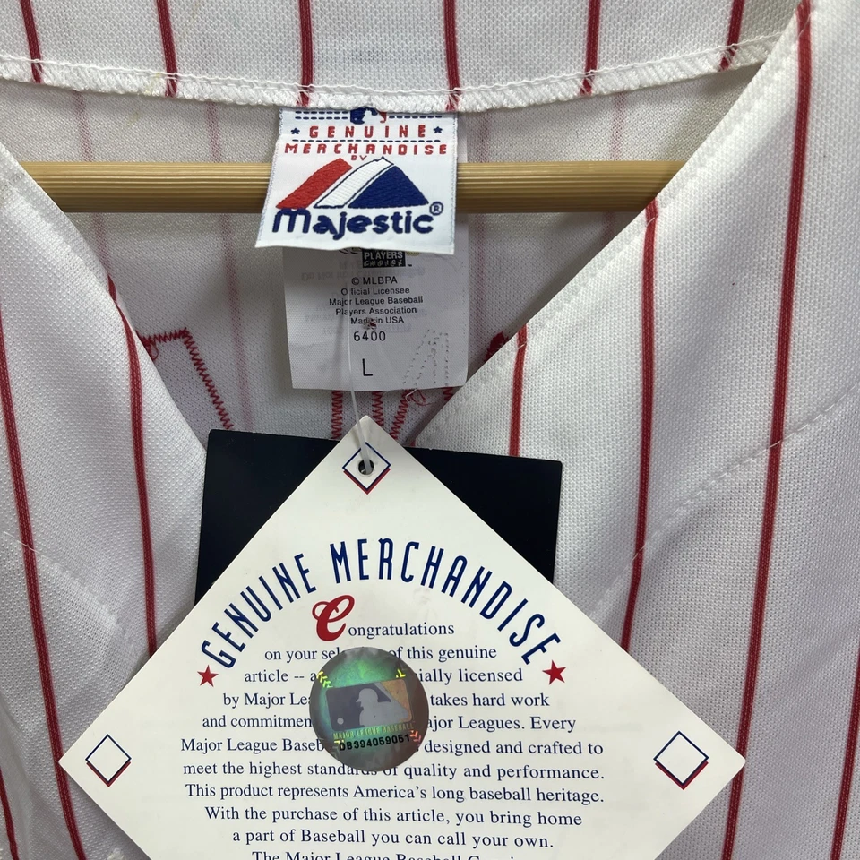 Ryan Howard Philadelphia Phillies Majestic #6 Stitched Jersey Sz Large - Image 4 of 4