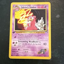 Pokémon TCG Sabrina's Slowbro 2000 Gym Heroes 60/132 1st Edition on eBay