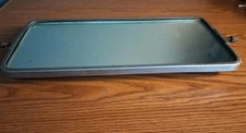 Vintage Rounded Corner Truck Mirror Head Stainless Steel 16.5 X 7.5