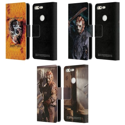 FRIDAY THE 13TH: JASON GOES TO HELL GRAPHICS LEATHER BOOK CASE FOR GOOGLE PHONES