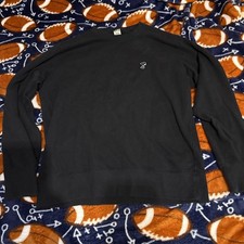 Men's Large Black Uniqlo KAWS x Peanuts Snoopy Crewneck Sweatshirt Sweater L