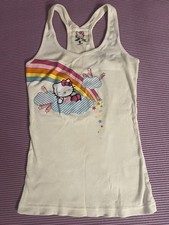 Vintage Sanrio Hello Kitty White Tank Top. Girls size small