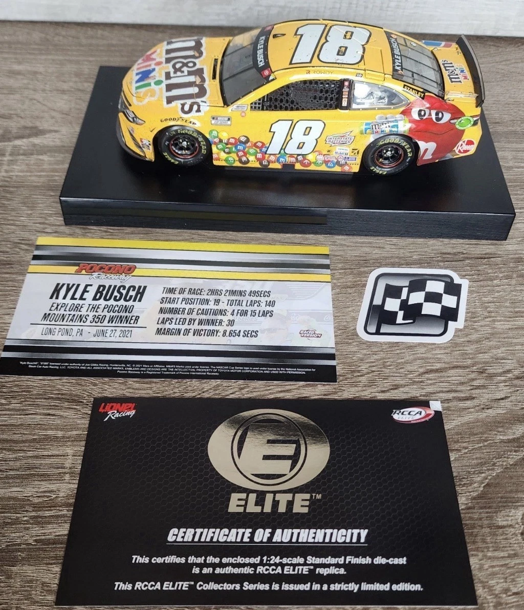 Kyle Busch Yellow Diecast Racing Cars for sale | eBay