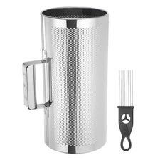 Stainless Steel Guiro Instrument 6" x 12" Percussion Instrument with Scraper
