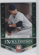 2012 Elite Extra Edition Status Emerald Die-Cut 9/25 RJ Alvarez #186 1j6