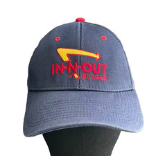 In-N-Out Burger Logo Fitted Hat Embroidered Logo Dad Cap L/XL Casual Streetwear