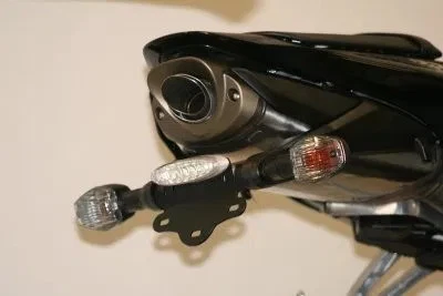 PORTATARGA R&G COMPATIBILE PER HONDA CBR 600 RR 2007 > 2012 NERO LP0042BK - Immagine 3 di 3