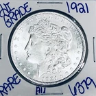 1921 BU UNCIRCULATED MORGAN SILVER DOLLAR AUTHENTIC U.S. MINT FREE SHIPPING 6379