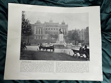 c 1890's, Leicester Square, Image from G. Newnes part work " Round London "