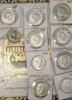 1965 -1969 40% Silver Kennedy Half Dollars Lot Of 10 Bullion.