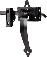 Thumb Gate Latch for Wooden Fence, Self Closing Latch with Handle, Heavy Duty