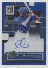 2022 Panini Donruss Optic Blue Prizm 20/25 Reginald Preciado Reggie Auto 0c3