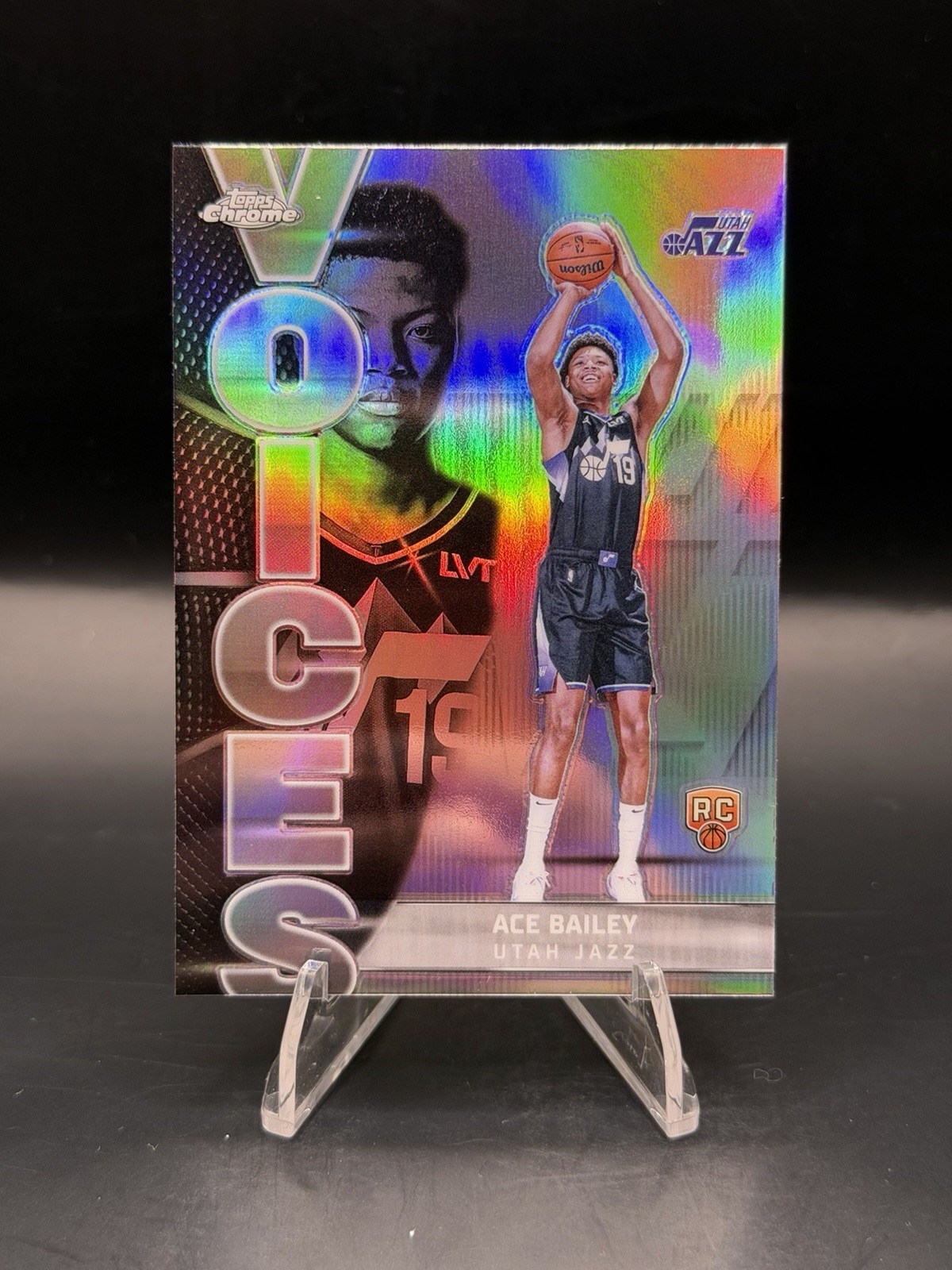 2025 Topps Chrome Ace Bailey Voices Refractor (RC) #VS-10