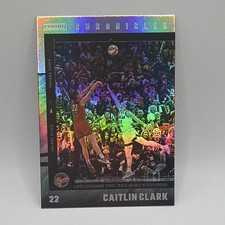 2025 Panini Caitlin Clark Foil Holo Chronicled Caitlin Clark #20 Fever