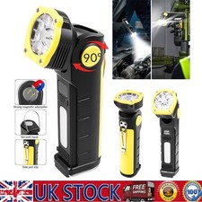 LED Rechargeabl Work Light Super Bright Torch Car Garage Inspection Lamp Folding