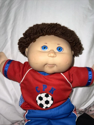 VTG. Cabbage Patch Kids Doll 1978 1982 Xavier RobertsSweatsuit Brown Hair