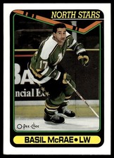 1990-91 O-Pee-Chee Basil McRae Minnesota North Stars #151