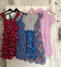 Girls dresses & playsuits age 9/10 Next M&S TU 