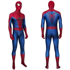 The Amazing Spiderman TASM 2 Jumpsuit Spider-man Cosplay Costume Halloween Adult