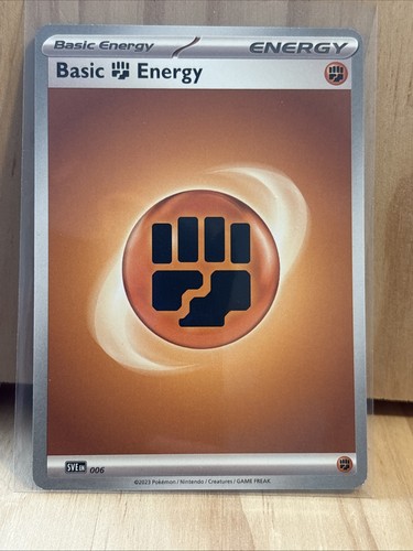 2023 Pokemon TCG Scarlet & Violet #006 Basic Fighting Energy,   J8