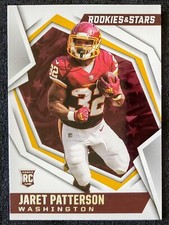 2021 Jaret Patterson (RC) Commanders Panini Rookies & Stars NFL Card #184