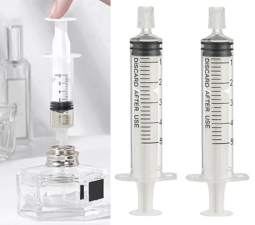 2 Stück Parfümspenderpumpe Spritze Parfüm Duftöl Parfümextraktion Spritzenpumpe