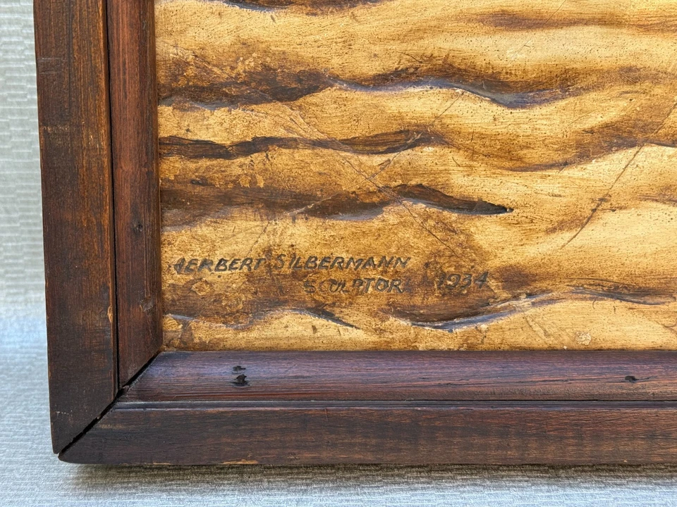 Herbert Silbermann 1934 escultura A Petrovits arma de la Marina de los Estados Unidos barcos de vapor #50 #62 Foto 3 de 4