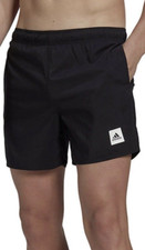 Adidas Men's Standard Length Solid Swim Shorts 5-Inch Swim Trunk Large - L