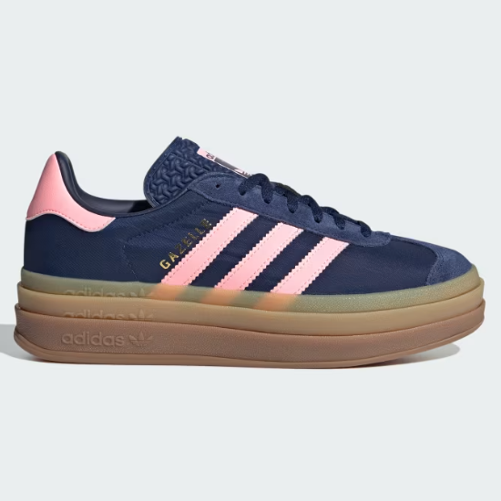 Adidas Women's Gazelle Bold 'Dark Blue/Pink Spark' - IG4390