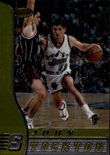1996-97 Bowman's Best John Stockton #30 Utah Jazz 12A