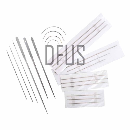 Upholstery needle curved needle buttoning needle hand repair needle UK