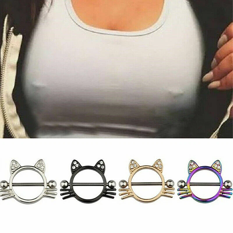 Female nipple 2024 nipple piercing bars