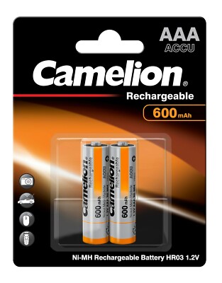 2x Panasonic Akkus 800 MAh Für Siemens Gigaset S79H, S810, S810A – 1,2V, Orange
