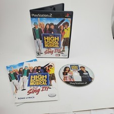 High School Musical Sing It PlayStation 2 PS2 CIB EUC COMPLETE Karaoke Lyrics 