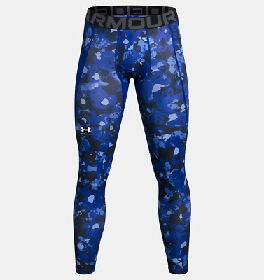 Under Armour Men's Large Heatgear Armour UA Printed Leggings