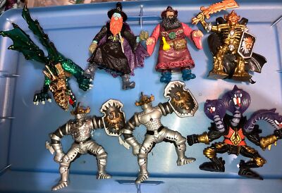 7 Chap Mei Fantasy Wizard Warlock Dragon 3 Headed Cobra Warrior Knights Figures