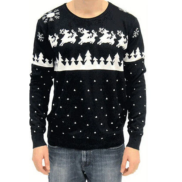 Adult Unisex Funny Humping Reindeer Pattern Ugly Christmas Sweater