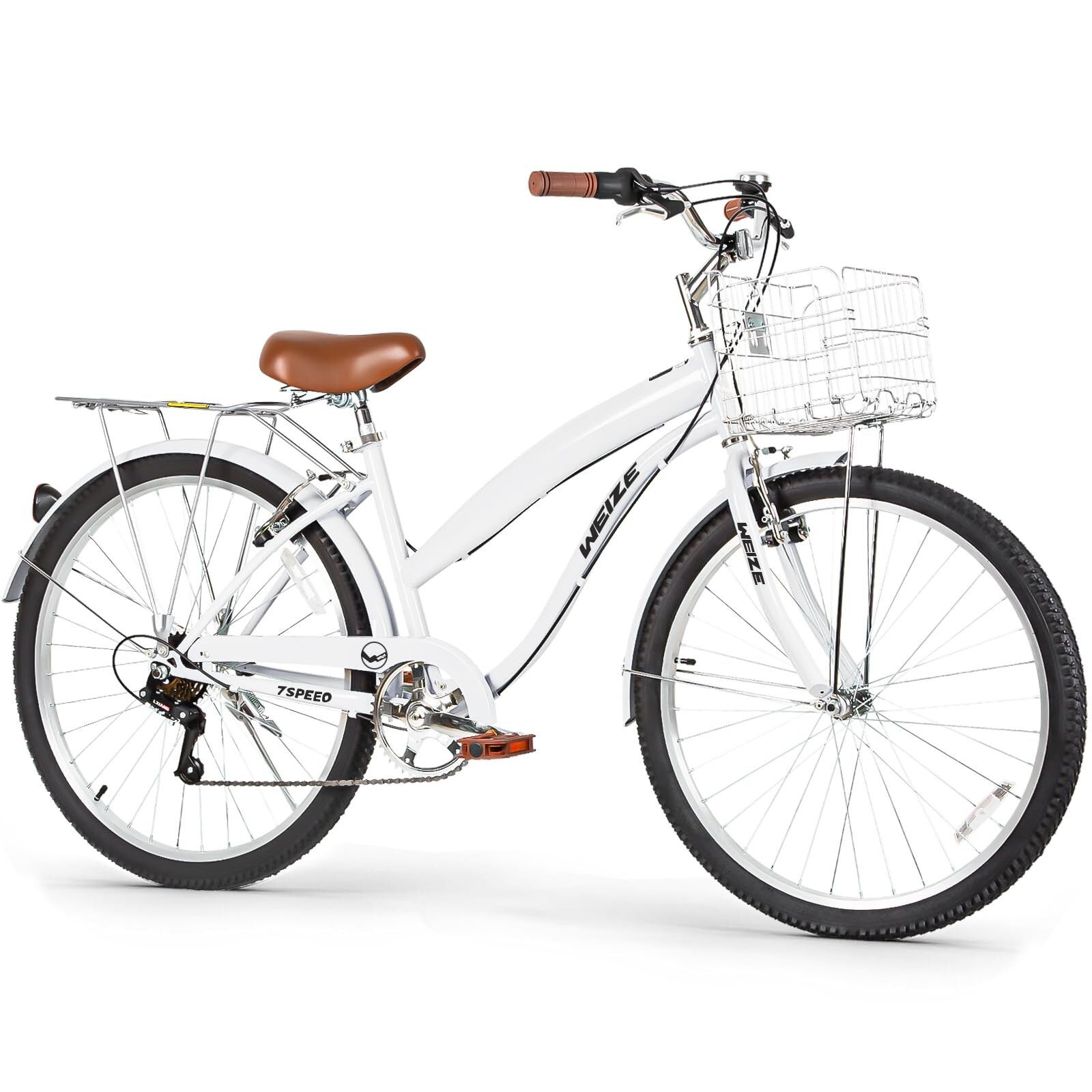 (Used) Beach Cruiser Bike Commuter Bicycle City Bikes 26 inch with Rear Rack & Basket (119.99 USD) (Used) Beach Cruiser Bike Commuter Bicycle City Bikes 26 inch with Rear Rack & Basket (119.99 USD)