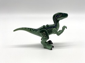 Lego Jurassic World (Blue) Raptor 3" Green Velociraptor Dinosaur 75917