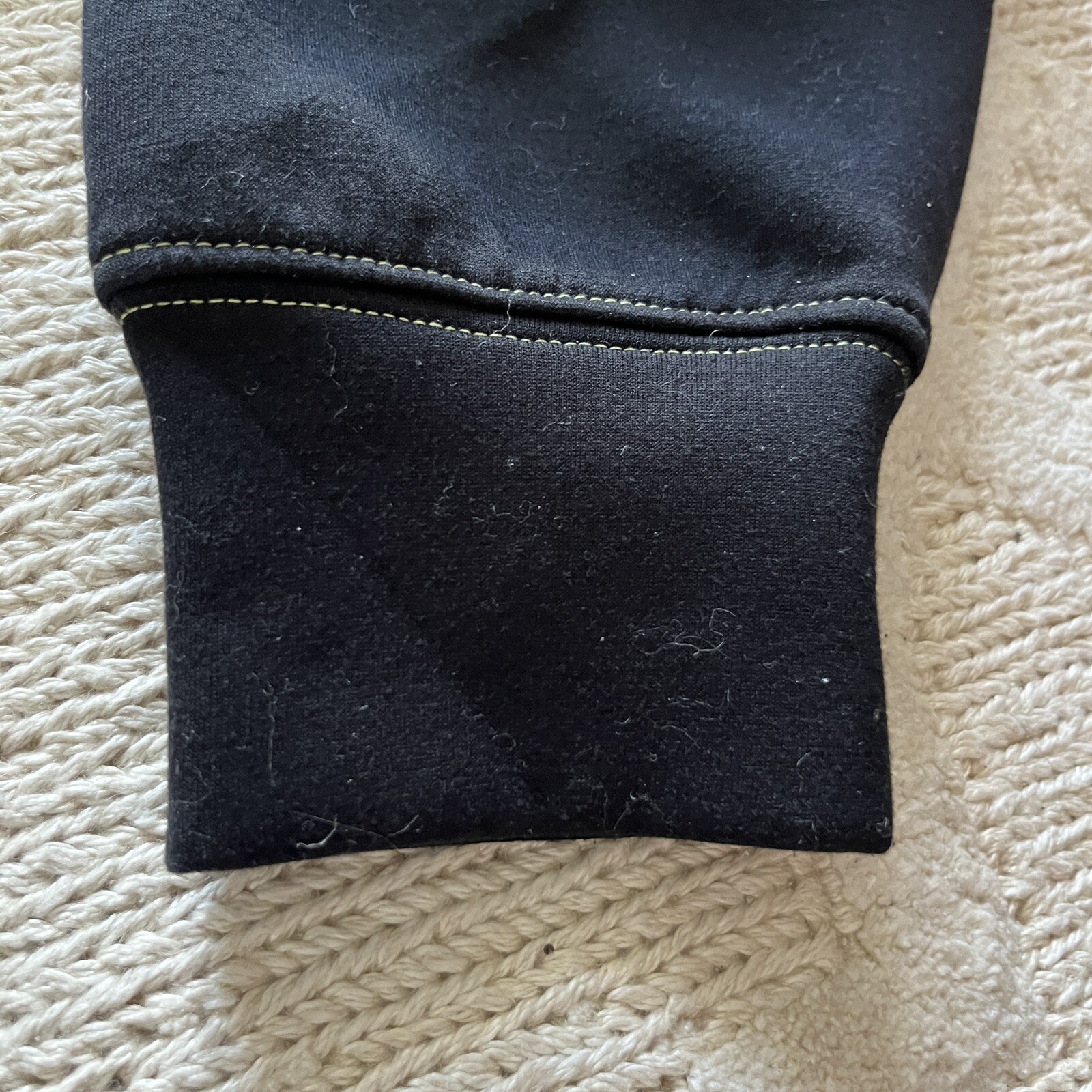 Fabletics Full Zip Activewear Crop Jacket Black N… - image 3