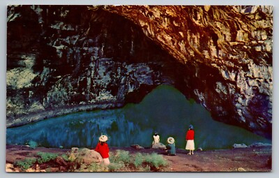 Submerged Cavern Haena Wet Cave Kauai Hawaii Vintage Postcard