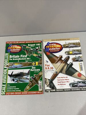Scale Aviation Modeler International Magazine Lot of 2 JUNE 2000 & MARCH 2003