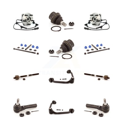 Front Upper Arm Lower Ball Joint Outer Inner Tie Rod & Link Kit (12Pc) For Ford